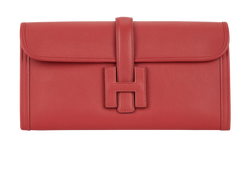 Jige Clutch Elan Vermillon, Leather, Red, MIF, DB/B, 2*